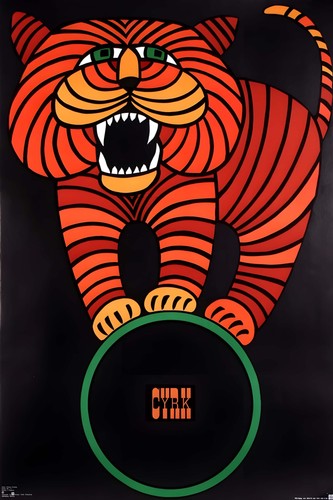 Cyrk tiger circus - cyrk, poster