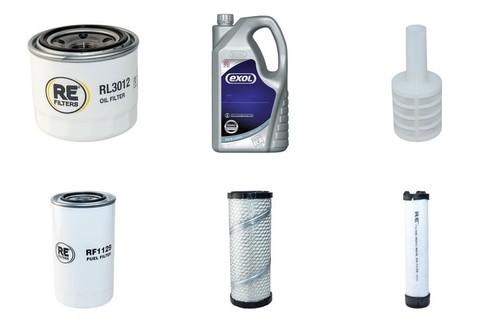 Engine filter lubricant kit - engine, &