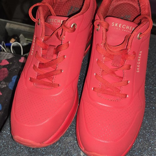 Skechers uno wedge sneaker - sneaker, 8.5