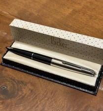 Vintage Parker 61 Black Steel