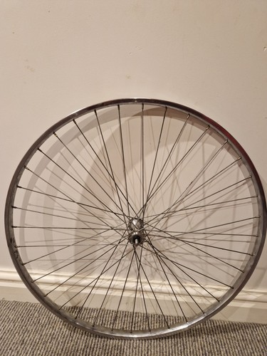 Vintage road bike front wheel - road,