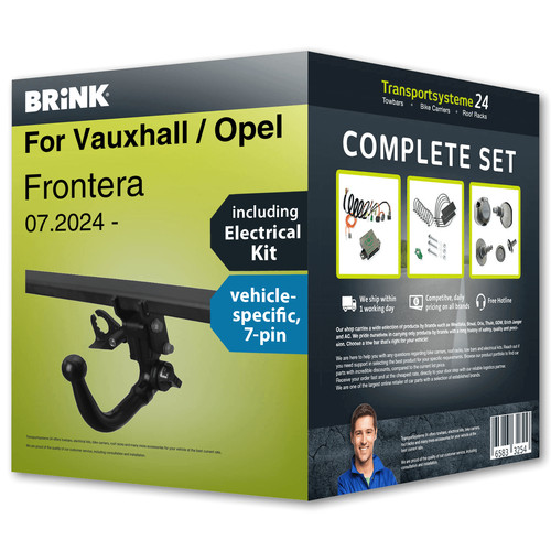 Towbar detachable for - , vauxhall