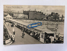 BRIGHTON FRONT & WEST PIER 1913 Animated Edwardian Promenade Beach Scene Hotels