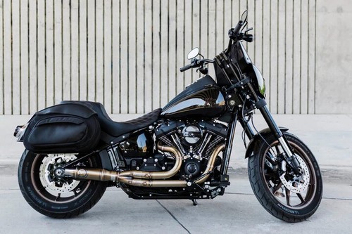 Leather pro mount harley - leather,