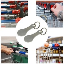 Trolley Coin Keyring Removable