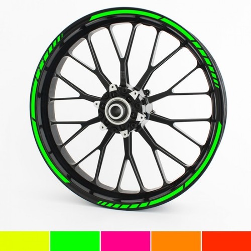 Neon wheel rim stickers - neon,