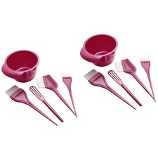 2 Sets Hair Dye Bowl Brushes