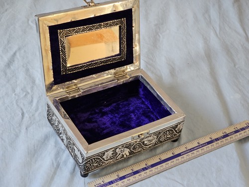 Vintage indian silver plated - indian,