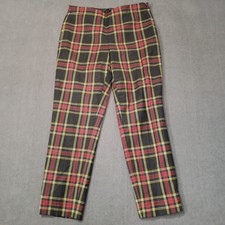 J.Crew Plaid Trousers Womens 4
