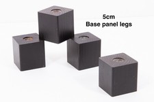 Hifi Racks Podium Reference rack shelf, oak, black legs, choose length