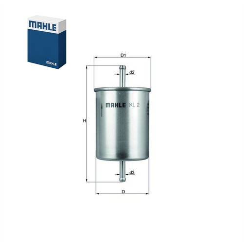 Mahle fuel filter element - fuel,