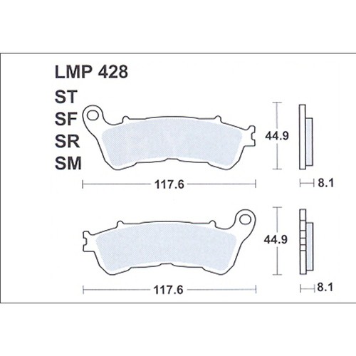 Athena motorcycle brake pads - brake,