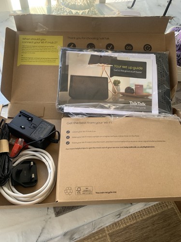 Talktalk router boxed with - talktalk,