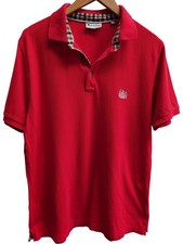 Aquascutum Golf Red Polo Shirt