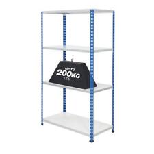 BiGDUG Garage Shelving Unit 4 Tier 1600mm Melamine Shelves