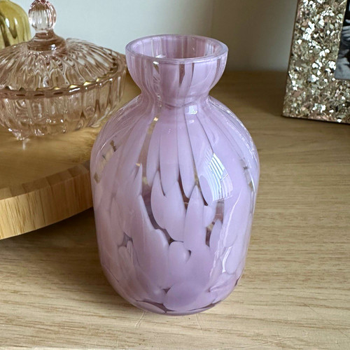 Purple glass decorative - purple,