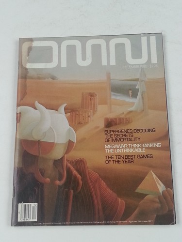 Vintage omni magazine - vintage, december