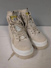 Buffalo Platform Boots Beige
