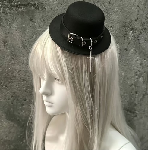 Gothic mini top - hat, clip