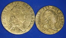 George III brass gaming tokens