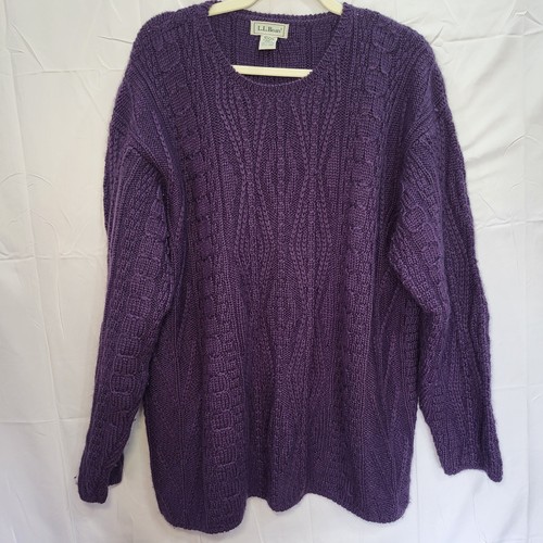 Vintage bean cable - vintage, cable-knit