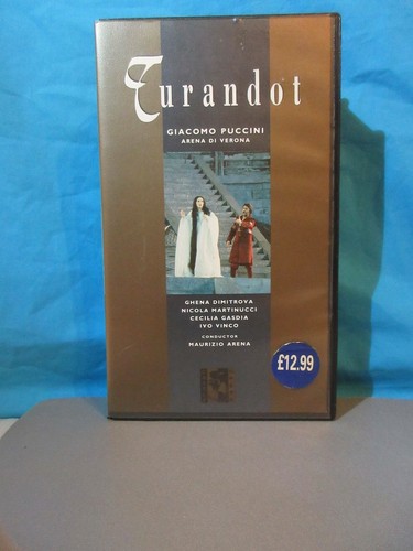 Turandot vhs giacomo - vhs:, puccini