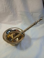 VINTAGE SOLID BRASS MORTAR &