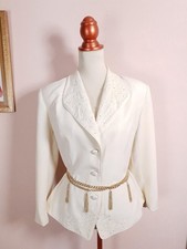 Vintage Cream Embroidery Pearl