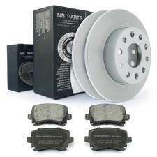 Rear Brake Discs Pads 256mm