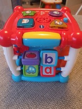 VTech Busy Learners Cube Musical & Educational Toy Turn & Learn Cube Learning