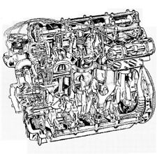 Coventry Climax FPF engine cutaway Large A2 size