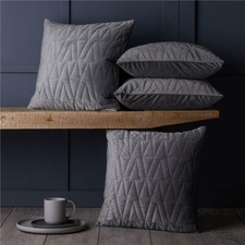 Set of 4 Quilted Luxury Velvet