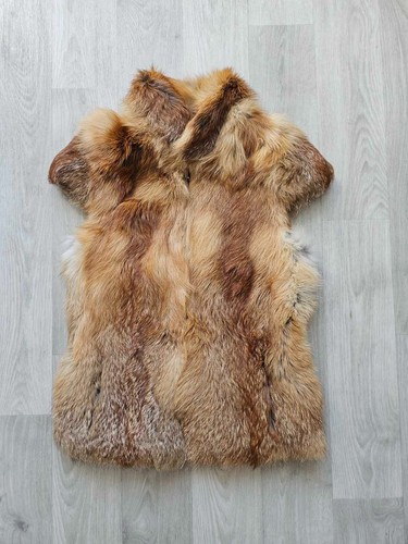 Vintage genuine red fox - genuine,