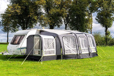 OLPRO View 420  Caravan Inflatable Air Porch Awning + Annex Porch Extension VGC