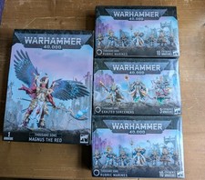 Warhammer 40k Thousand Sons. Brand new Magnus the Red with sorcerers and marines