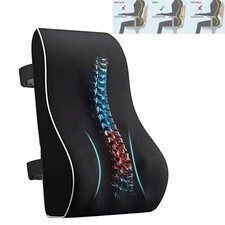 Universal Lumbar Back Support Cushion Car Seat Chair Lower Back Waist Pillow