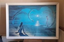 Iconic 1970s Kitsch Vintage Wall Hanging Print Wings Of Love By Steven Pearson