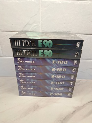 Vhs video tapes brand new - vhs,