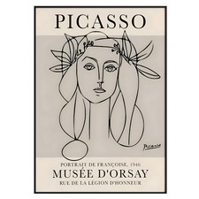 Pablo Picasso Line Art Poster