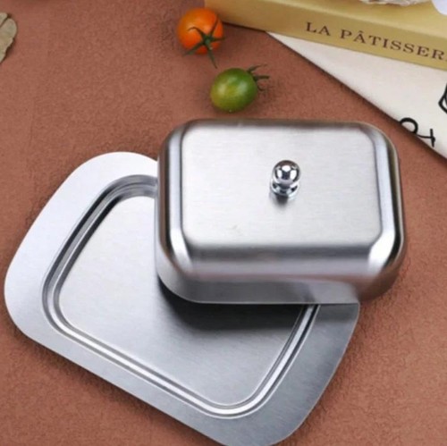 Stainless steel butter - butter, dish
