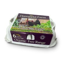 Haresfield Farm Large Organic Free Range Eggs x 6 - 2 Pack