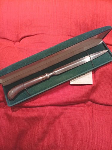 Silver letter opener - silver,