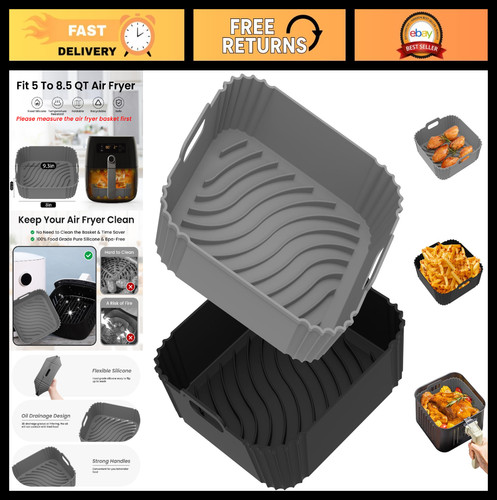 Silicone air fryer liners - silicone, 2