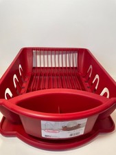 Sterilite Red Ultra Sink Set 2