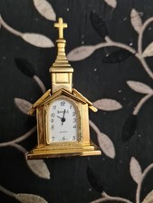 Miniture Brass Church Clock