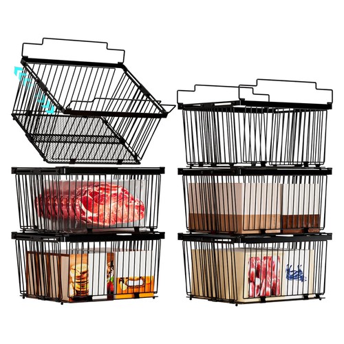 Freezer organizer bins pack - bins,