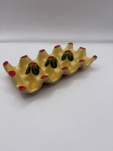 Vintage ceramic egg holder - vintage,