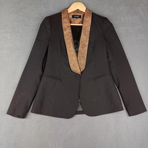 Oxford blazer womens black - womens,
