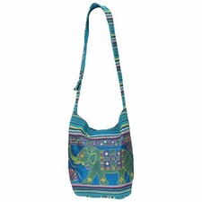 Elephant Hippie Bag Embroidered Sequin Hobo Festival Sling