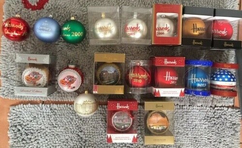 Harrods christmas baubles - christmas,